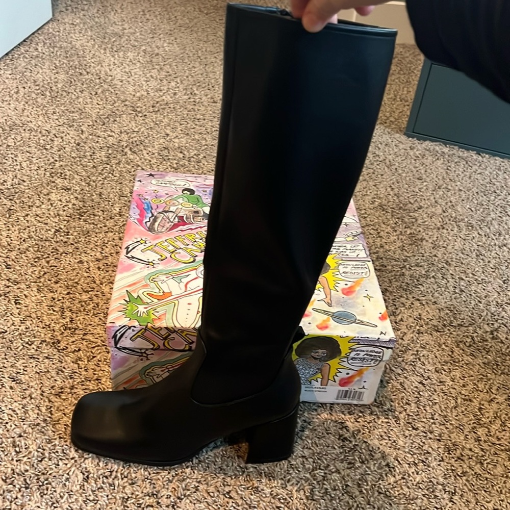 Jeffrey Campbell Hot Lava boots- black
